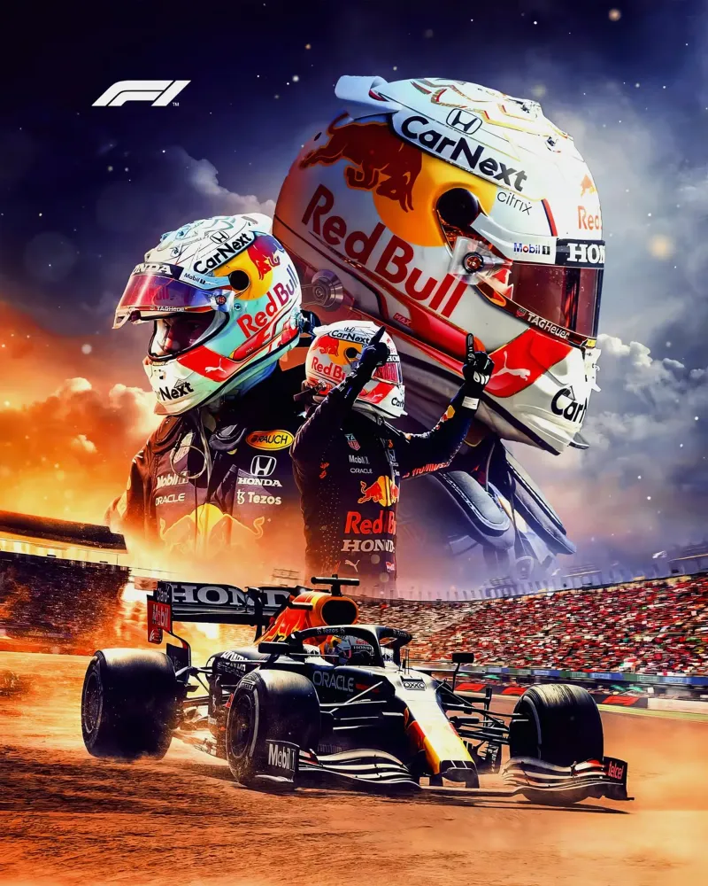 Max Verstappen pellicola backlit da Agus Creative