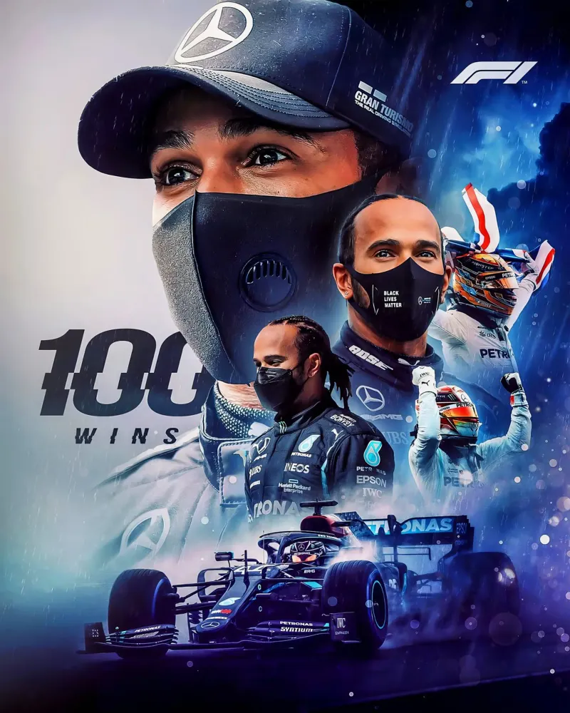 Lewis Hamilton pellicola backlit da Agus Creative