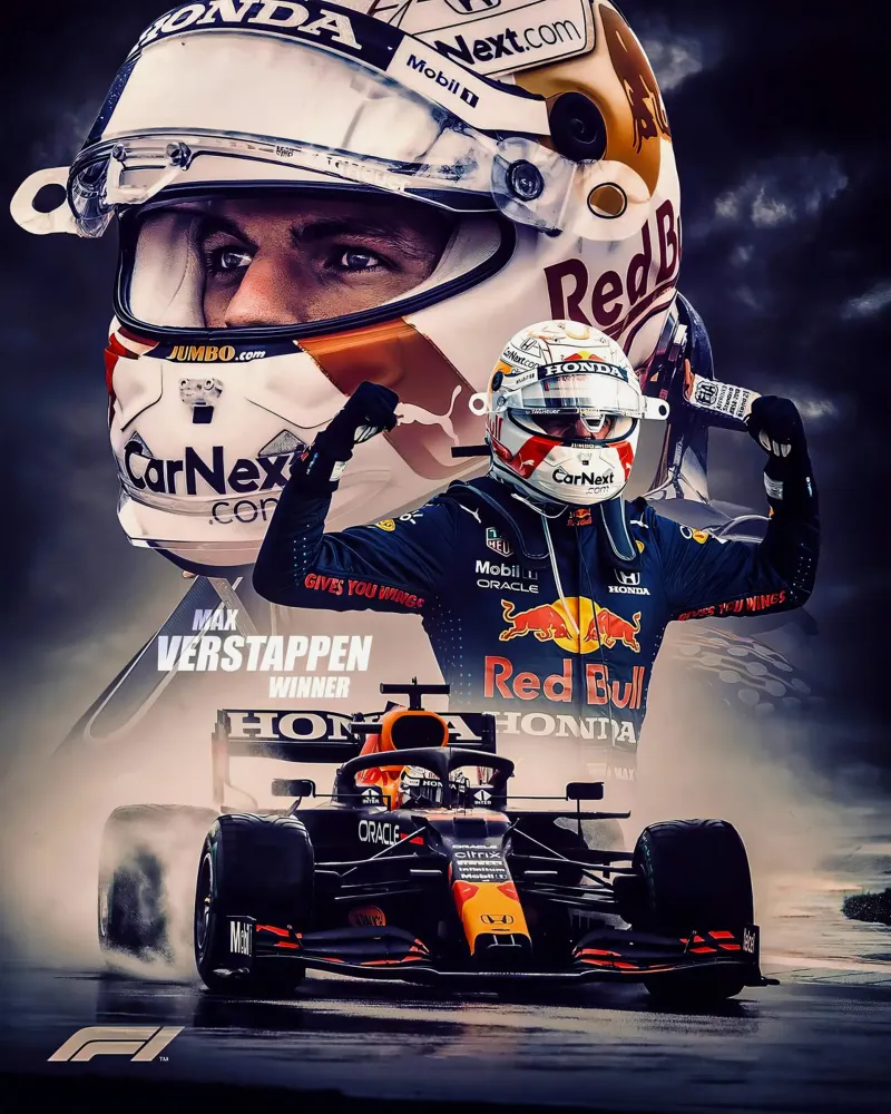 Max Verstappen pellicola backlit da Indah Creative