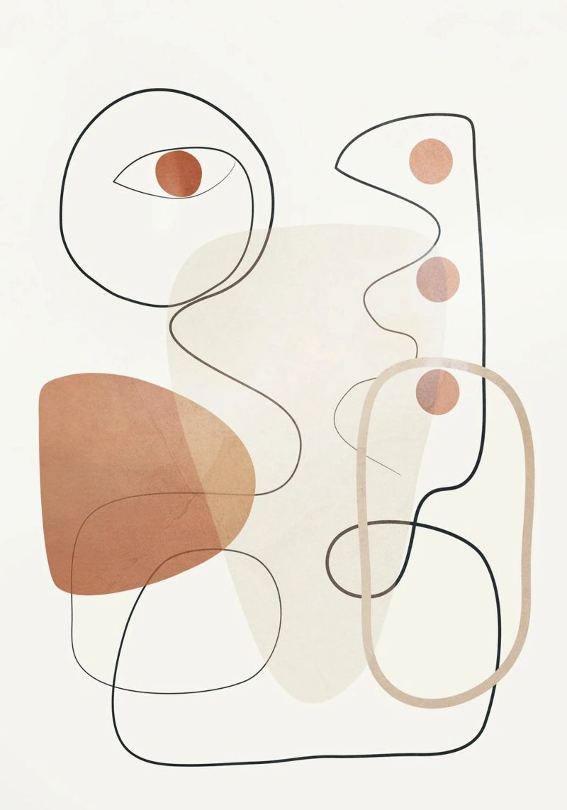 Movement Abstraction 2 poster de Nadjaa