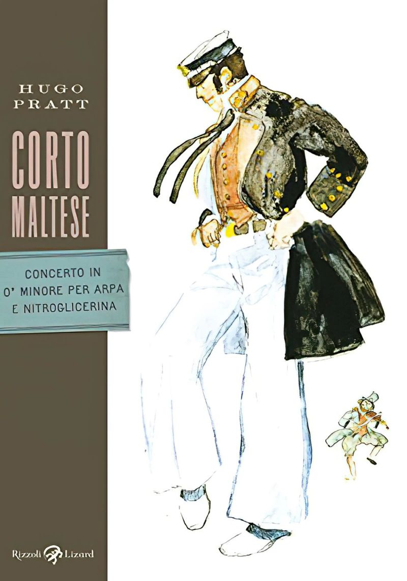Maltese Hugo Pratt Concerto in o Minore Per Arpa pellicola backlit da MIa_Dispath