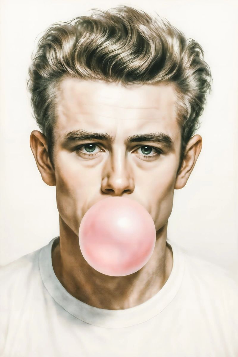 The Bubble Side of James Dean pellicola backlit da CNTRL
