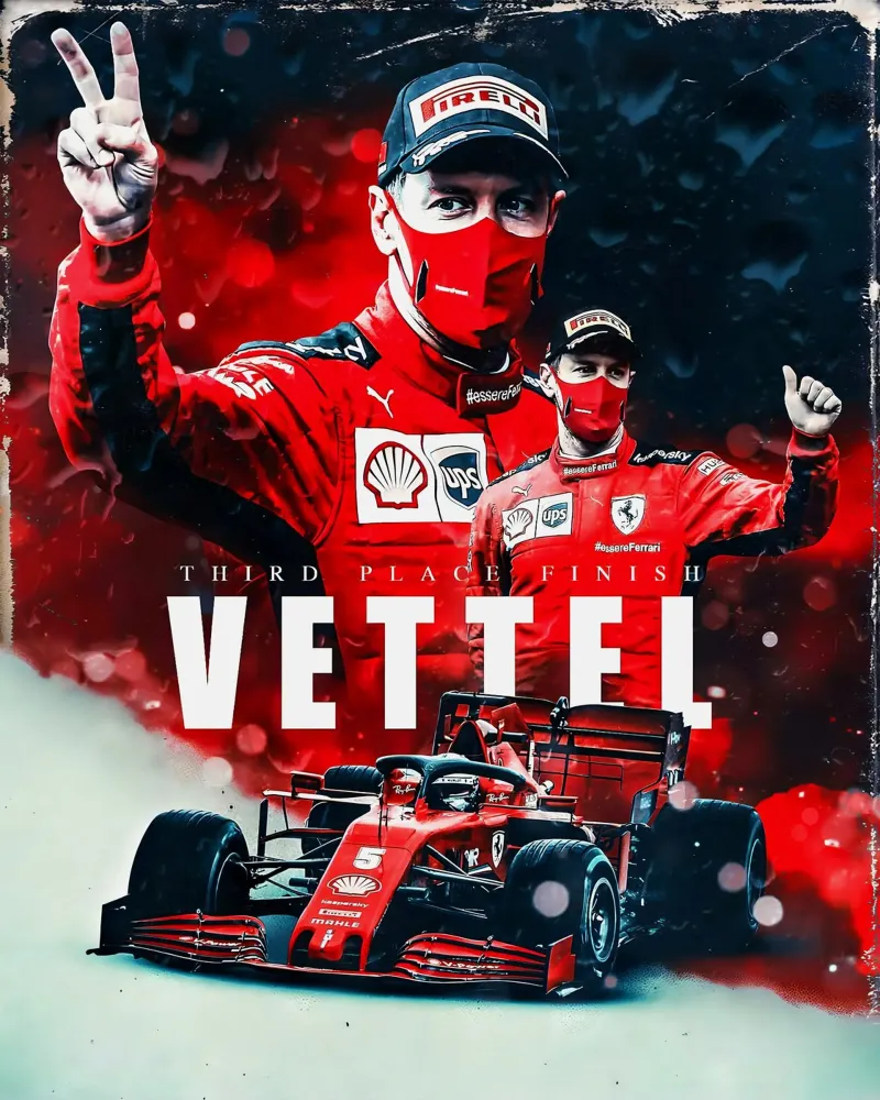 Sebastian Vettel pellicola backlit da Indah Creative