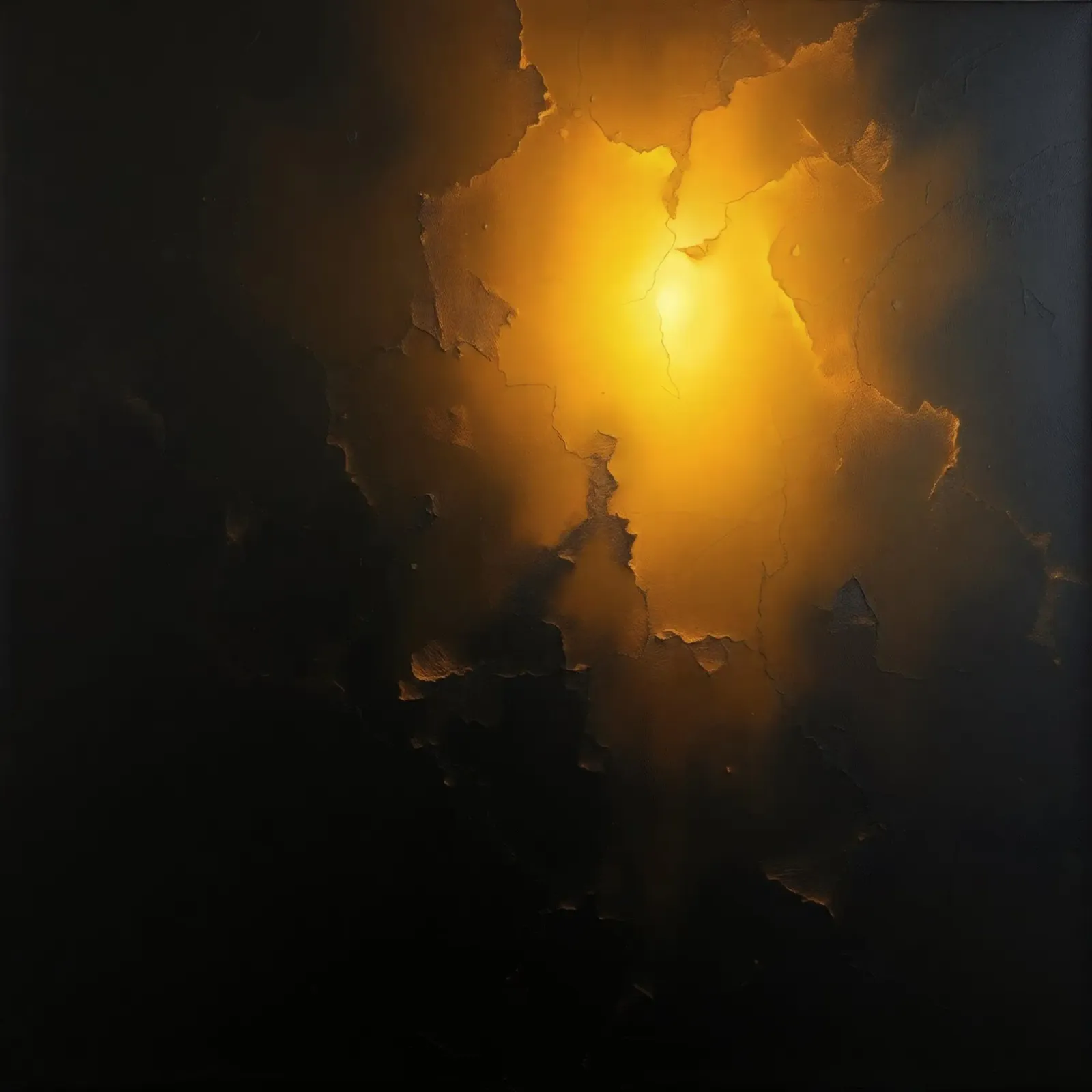 Artistic depiction of illuminated cracks and shadows hahnemühle by DesignDoodle
