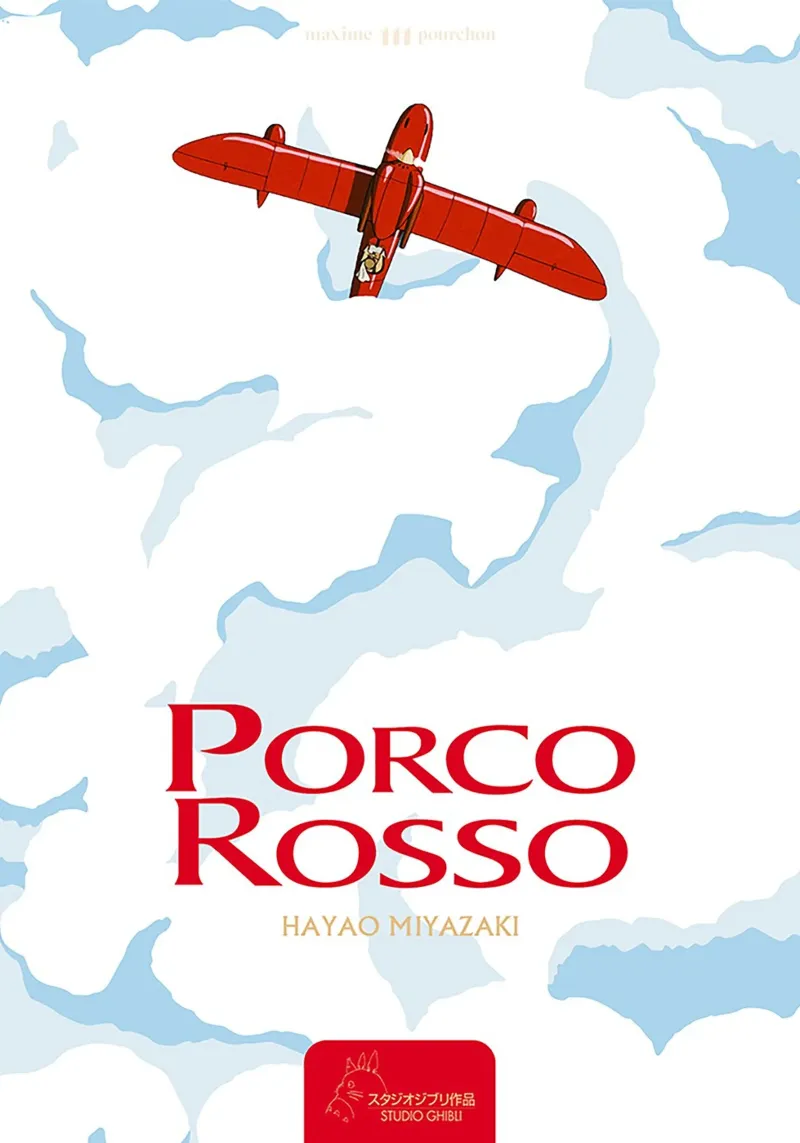 Porco Rosso – Studio Ghibli tela con Cornice a cassetta da Attaboy Dsgn