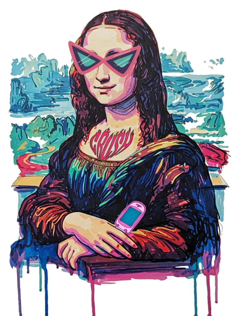 Mona goes viral carta hahnemühle da Eni Brandon