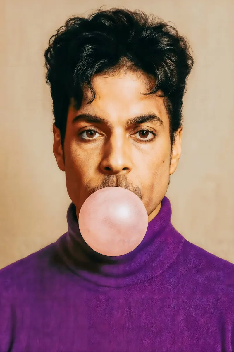 Prince – Purple Pop poster avec cadre en bois de CNTRL