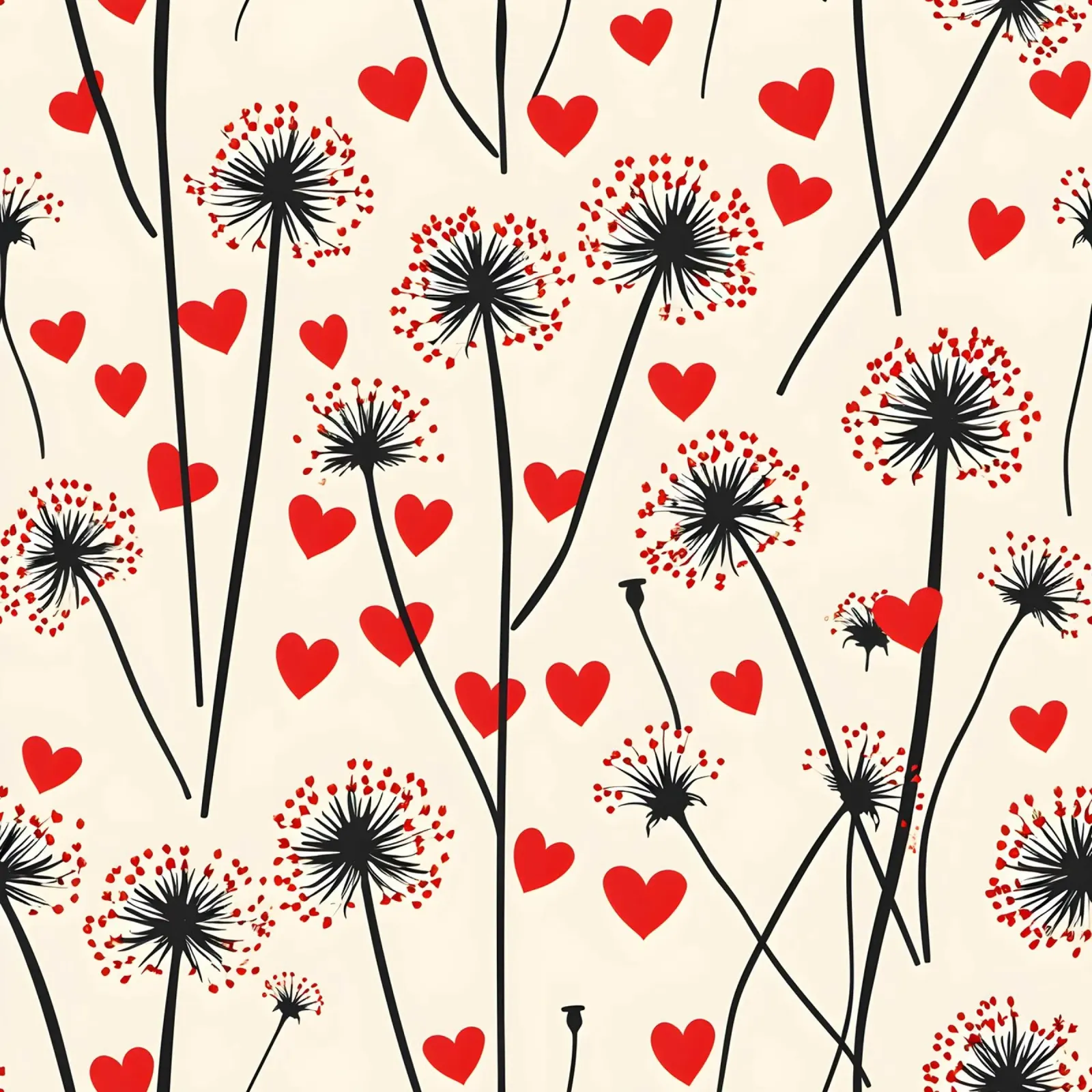 Amore denti di leone plexiglass da Botanical Pattern House