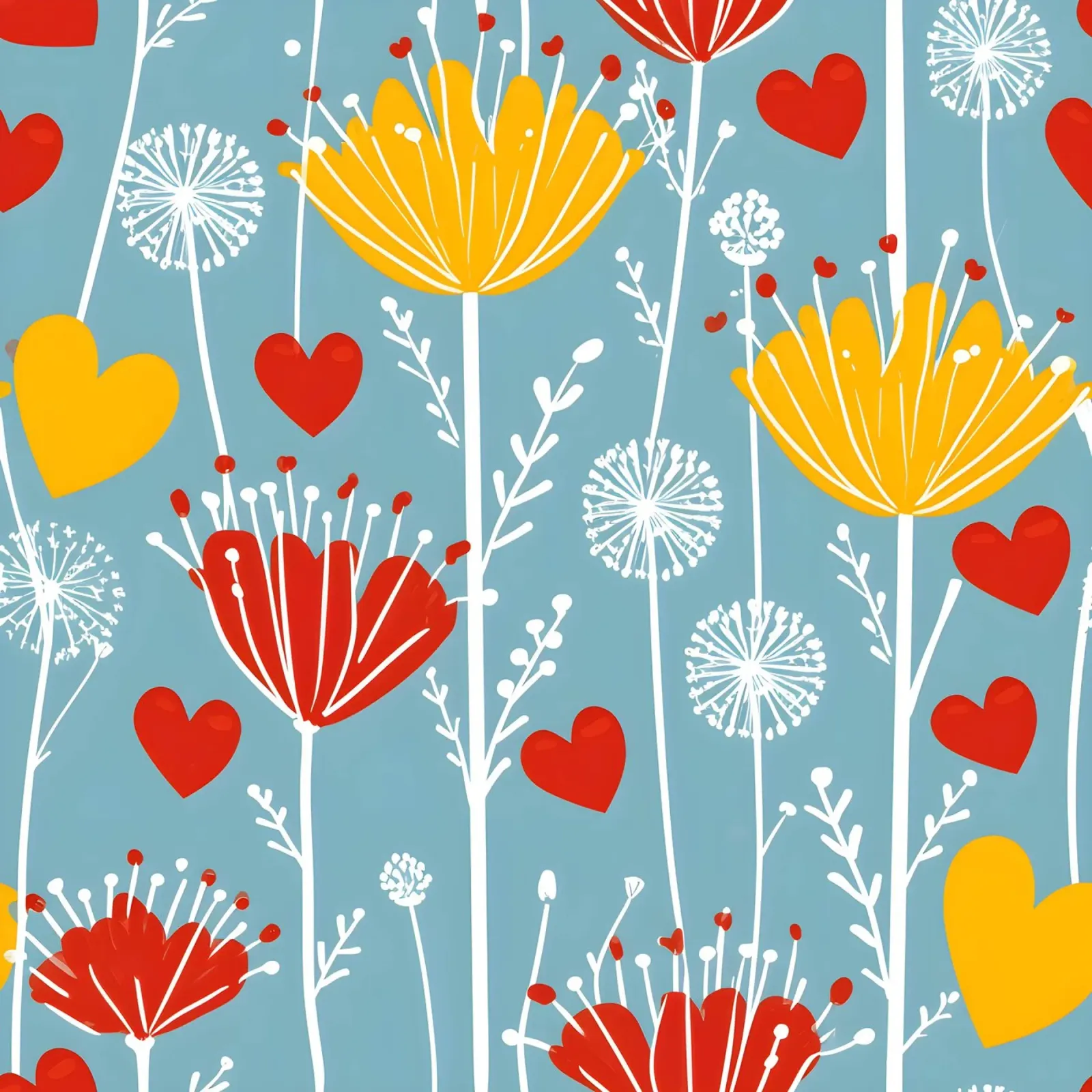 Amore denti di leone plexiglass da Botanical Pattern House