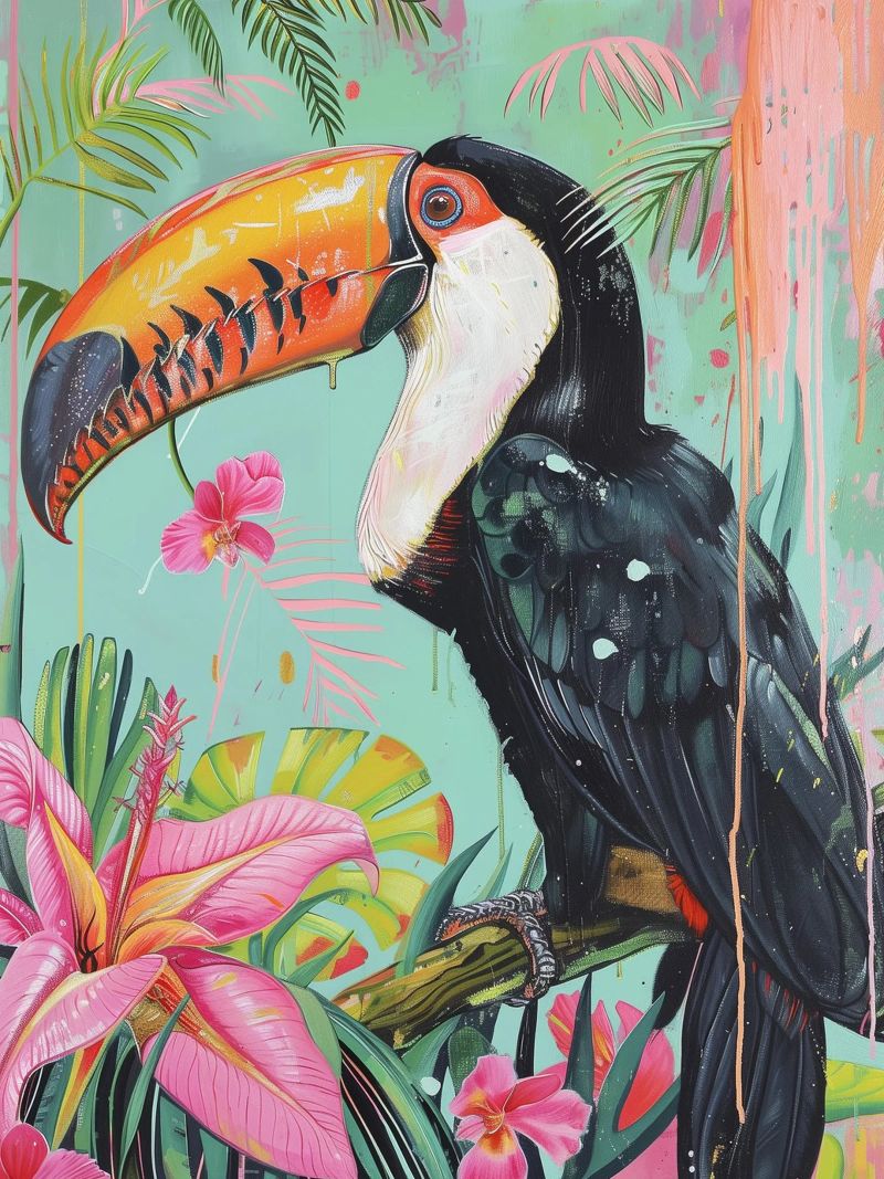 Toucan Delight pellicola backlit da Lila x Lola