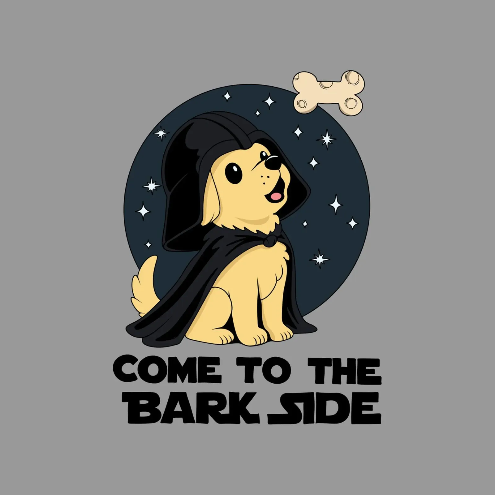 Come to the Bark Side canvas by Loobs