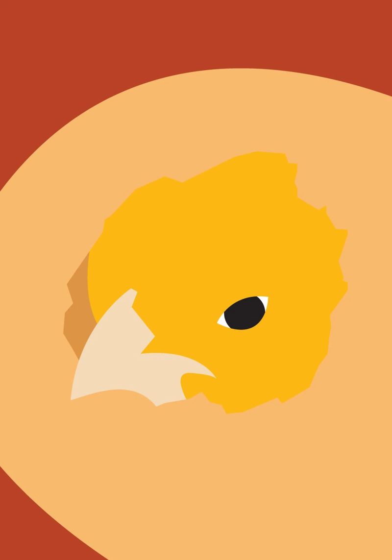 Chicken Born Poster von galihstudio