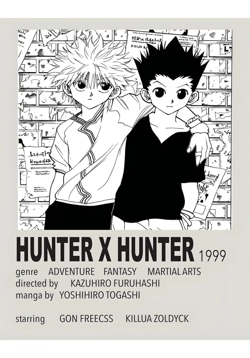 HUNTER X HUNTER 1999 pellicola backlit da Totoya