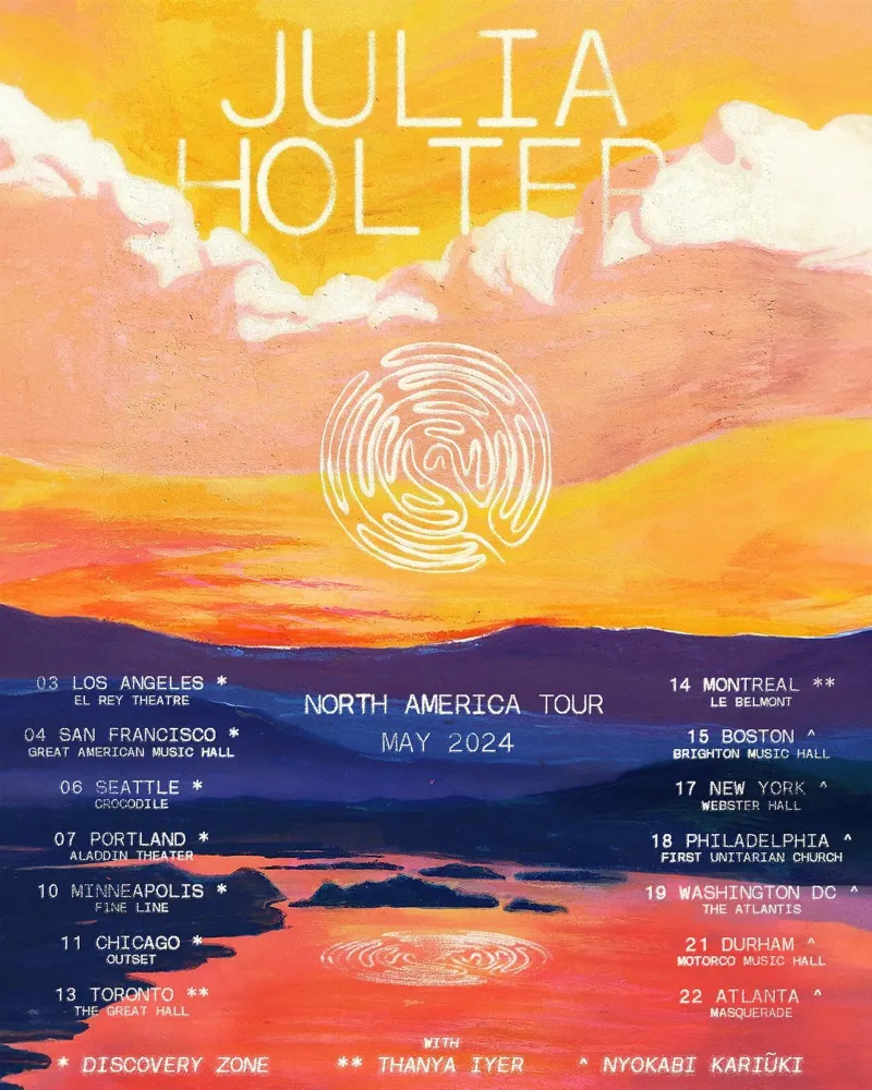 Tour in Nord America poster con telaio in alluminio da hite Shop