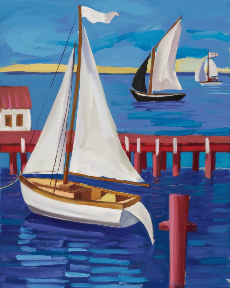 White Wind Voyage poster by Mystic Grain