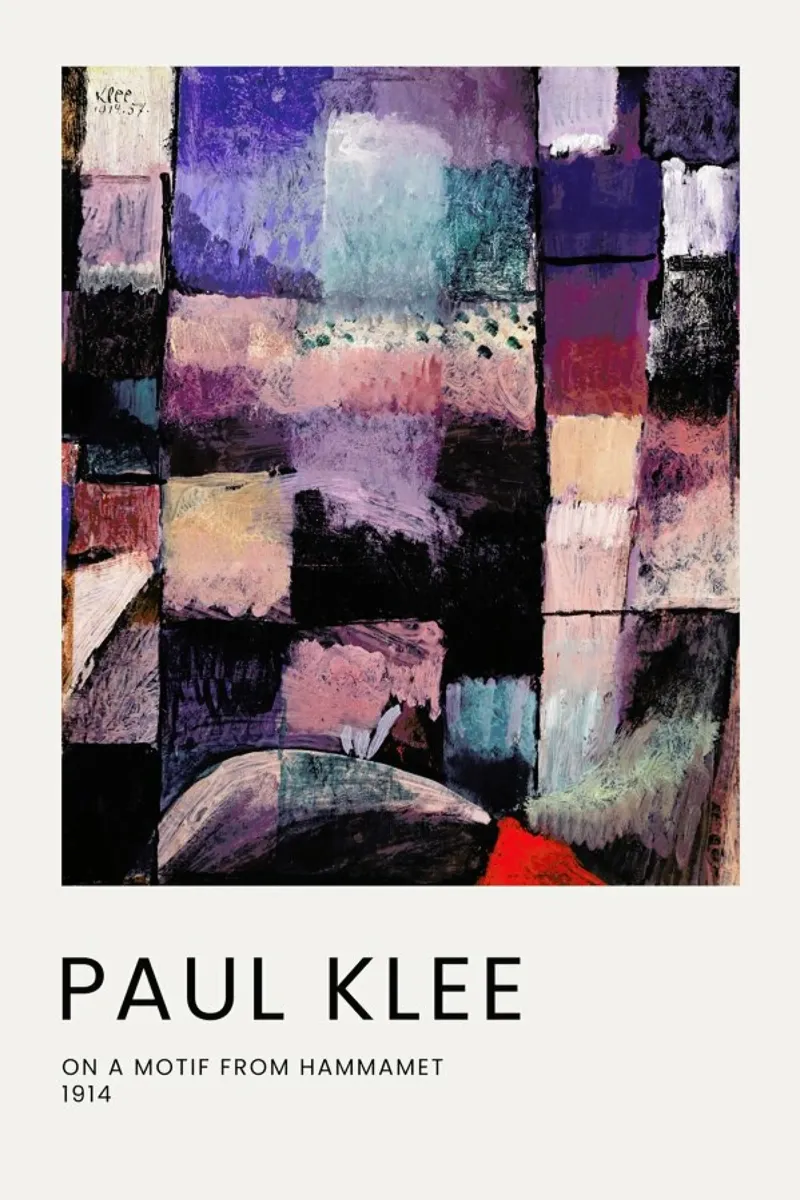 Klee - On a Motif from Hammamet pannello forex da Vintage by JUNIQE