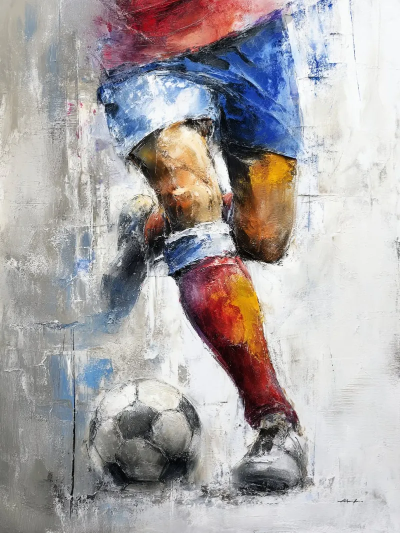 Soccer IV alu-dibond by Kinderherz