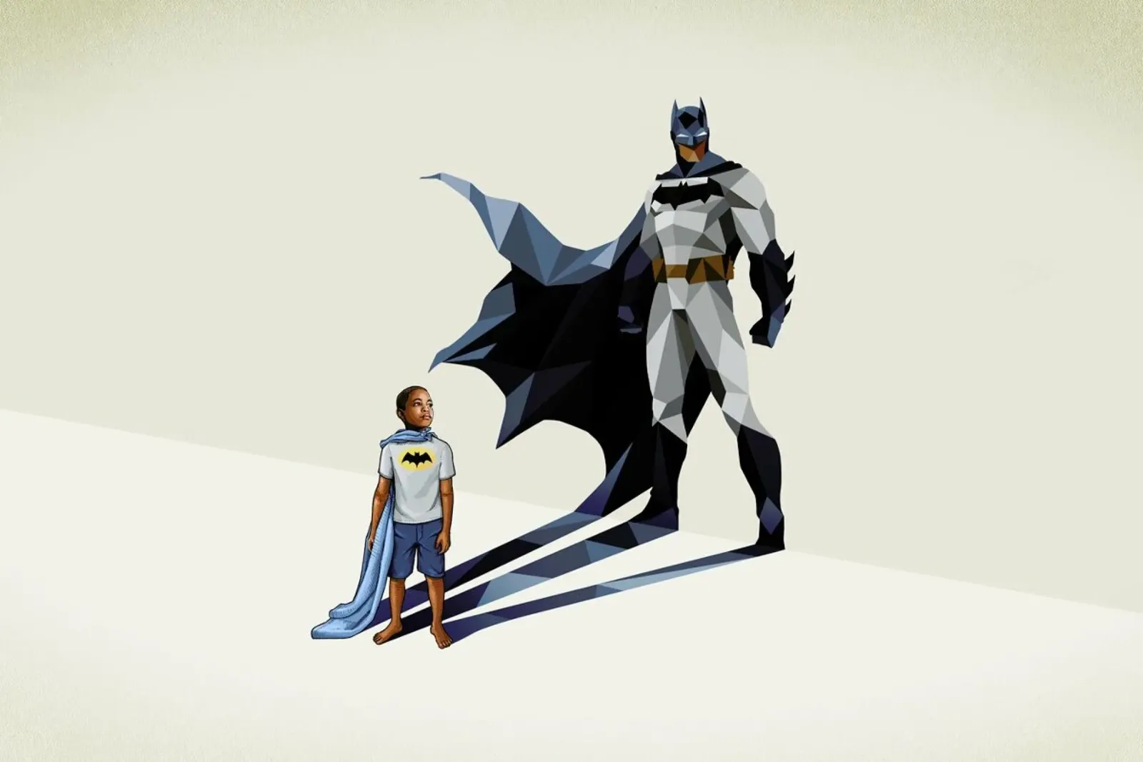 Super Shadows Dark Knight 2 carta hahnemühle da Jason Ratliff