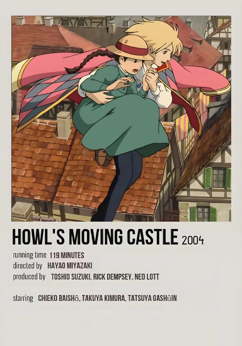 HOWL'S MOVING CASTLE 2004 pellicola backlit da Totoya