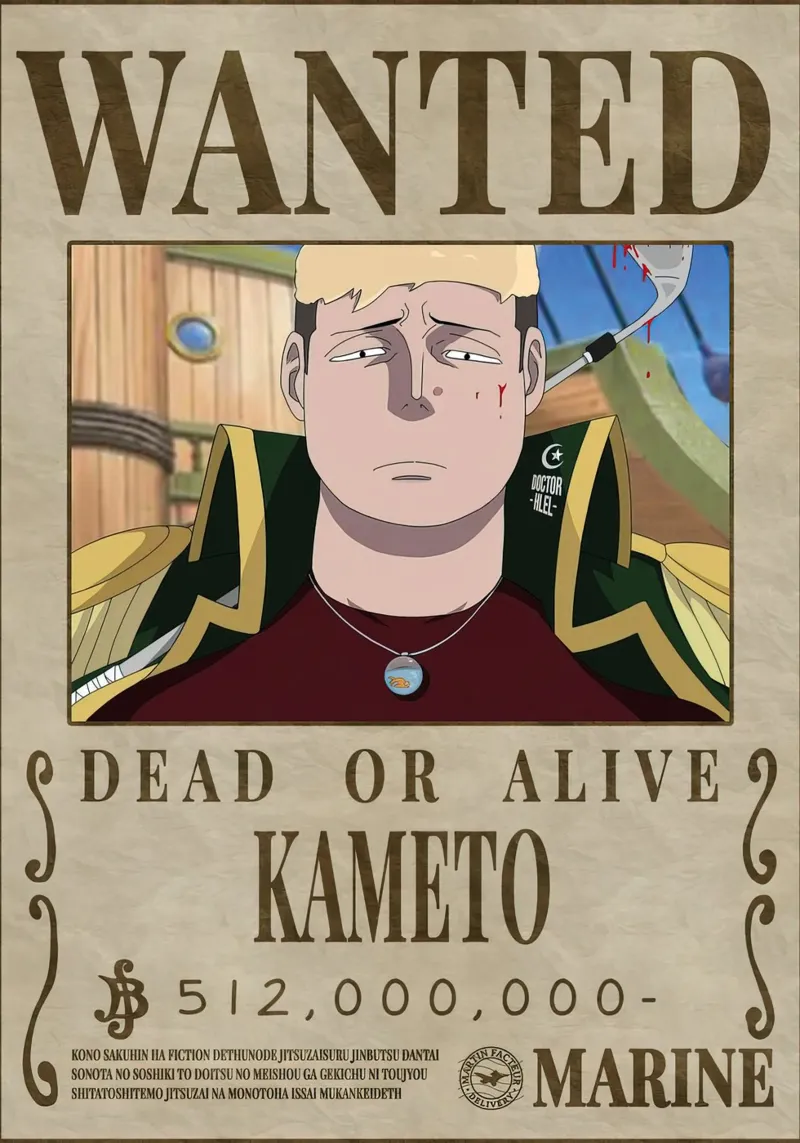 Wanted Kameto film rétro-éclairé de Green