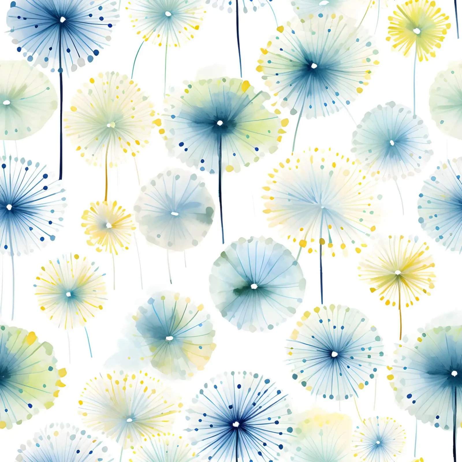 Denti di leone ad occhi aperti pellicola backlit da Botanical Pattern House