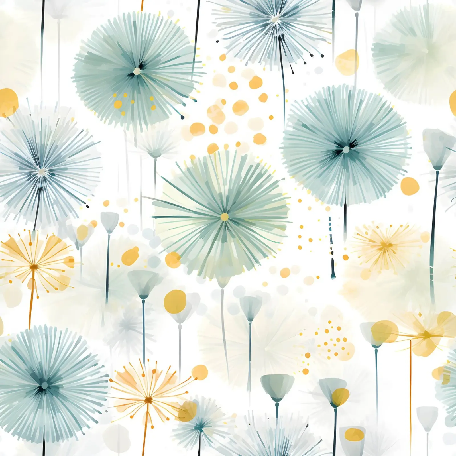 Denti di leone ad occhi aperti pellicola backlit da Botanical Pattern House