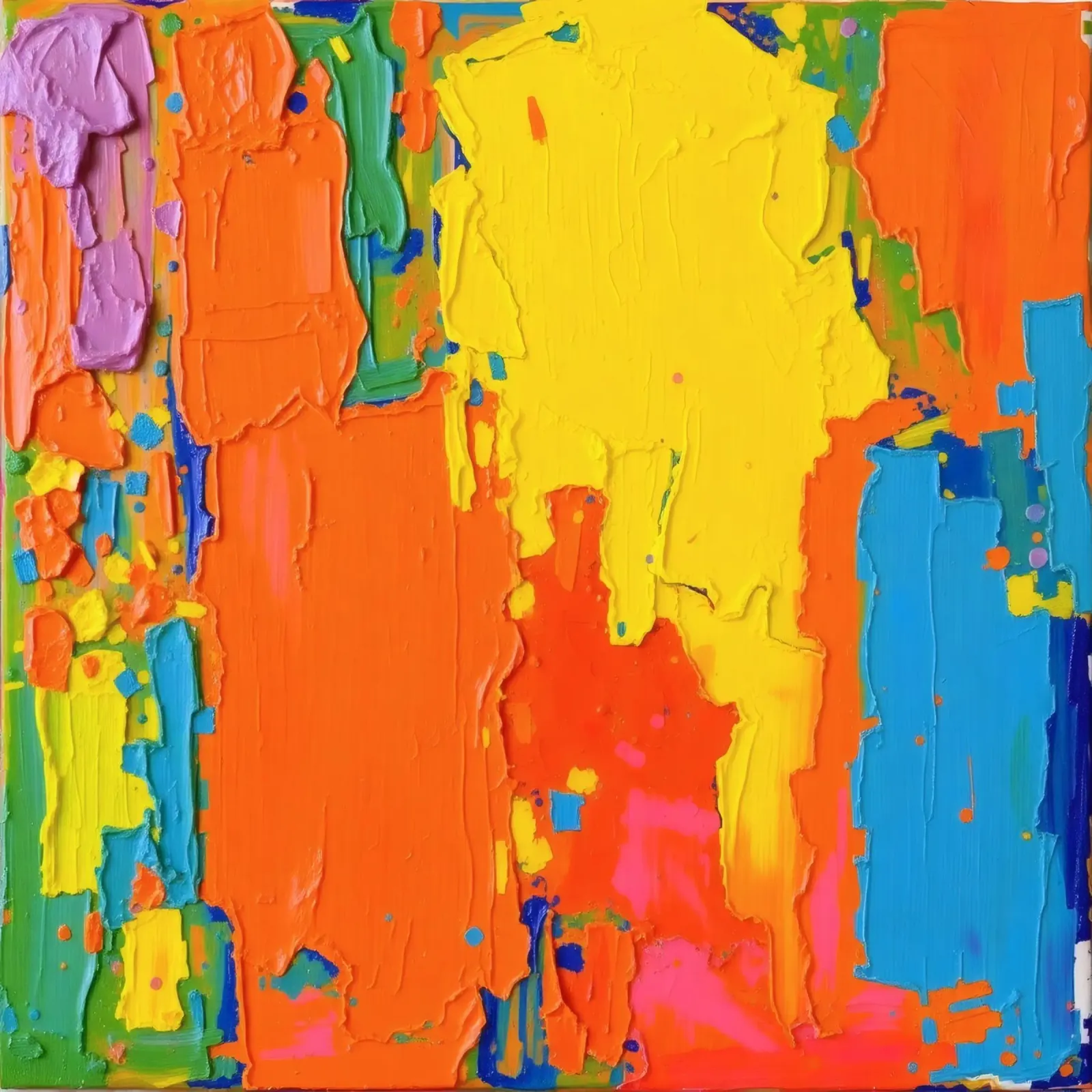 pittura astratta con colori vivaci e texture a macchia d'olio pellicola backlit da DesignDoodle