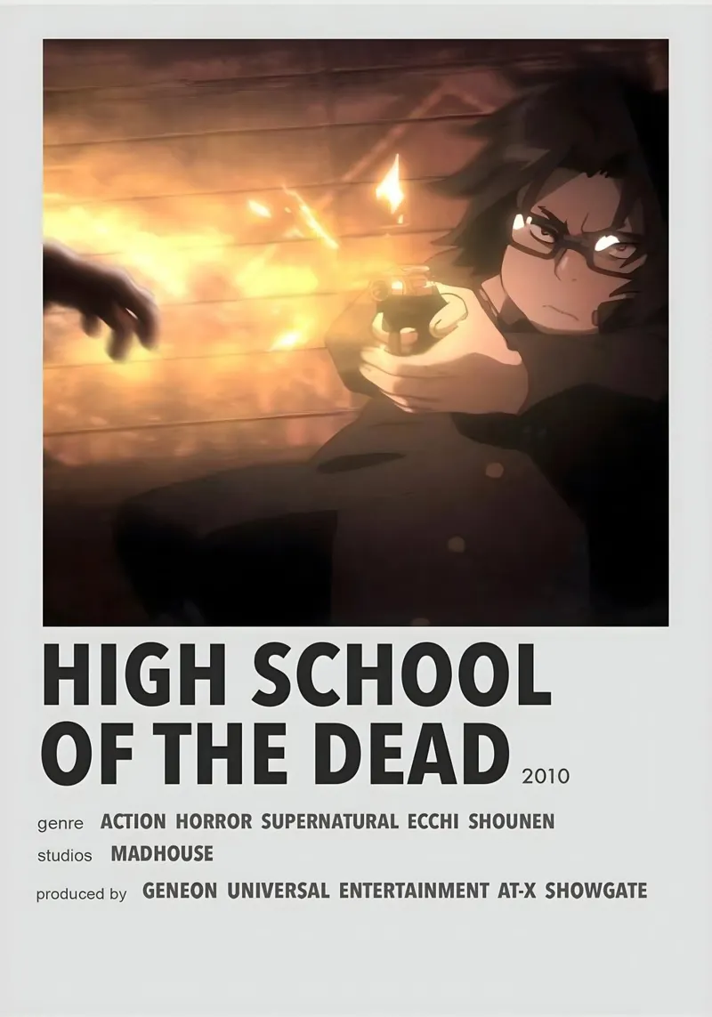 HIGH SCHOOL OF THE DEAD  2010 pellicola backlit da Totoya