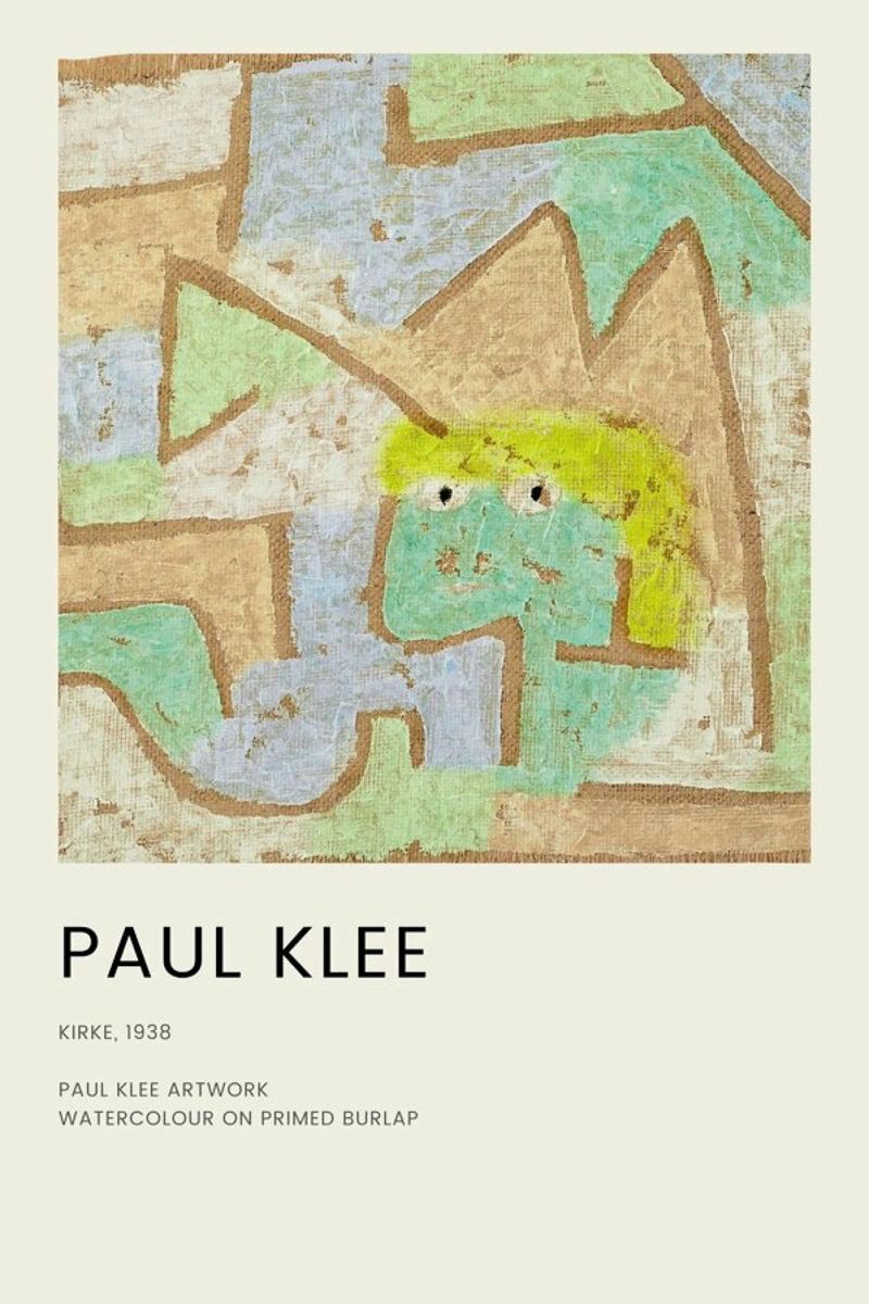 Klee - Kirke poster by Vintage by JUNIQE