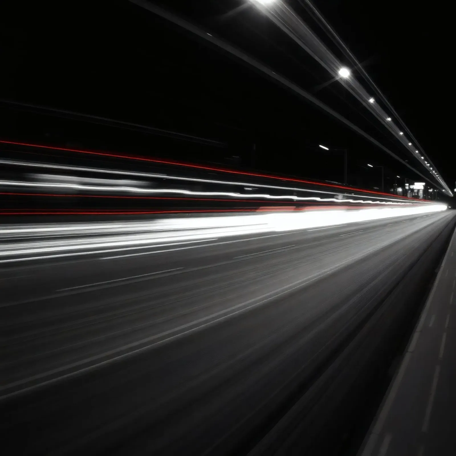 Dynamic lights create streaks on a busy city road hahnemühle by DesignDoodle