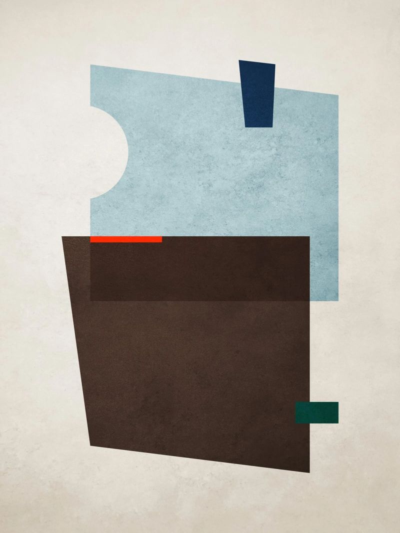 Geometric Shapes no. 11 Leinwand von adrianooliveira