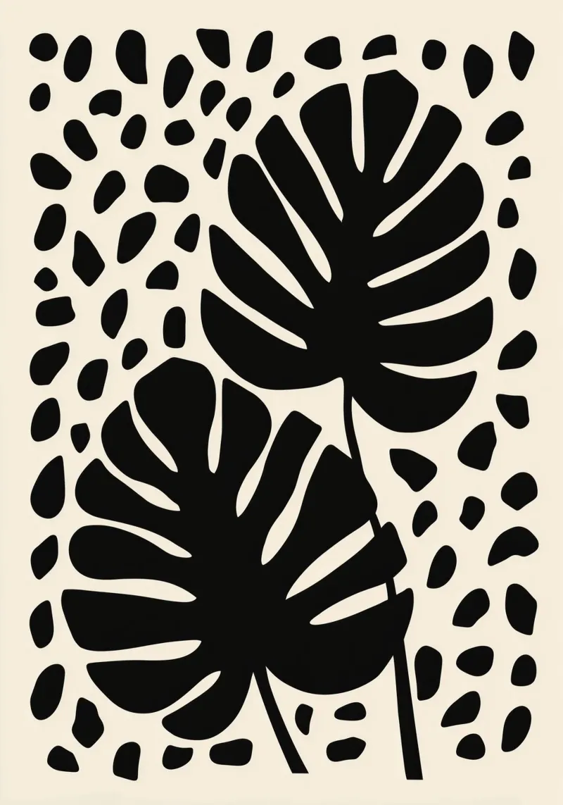 Monstera pellicola backlit da Imagine