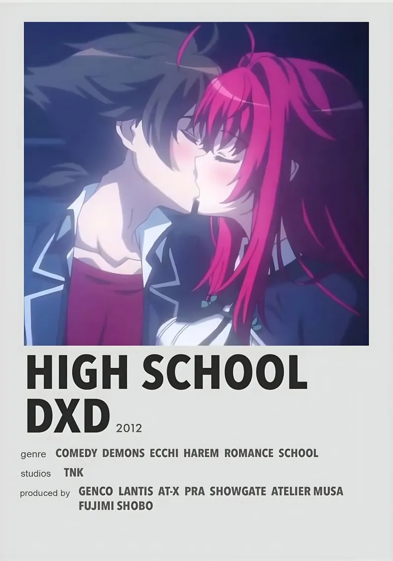 HIGH SCHOOL DXD  2012 poster con telaio in plastica da Totoya