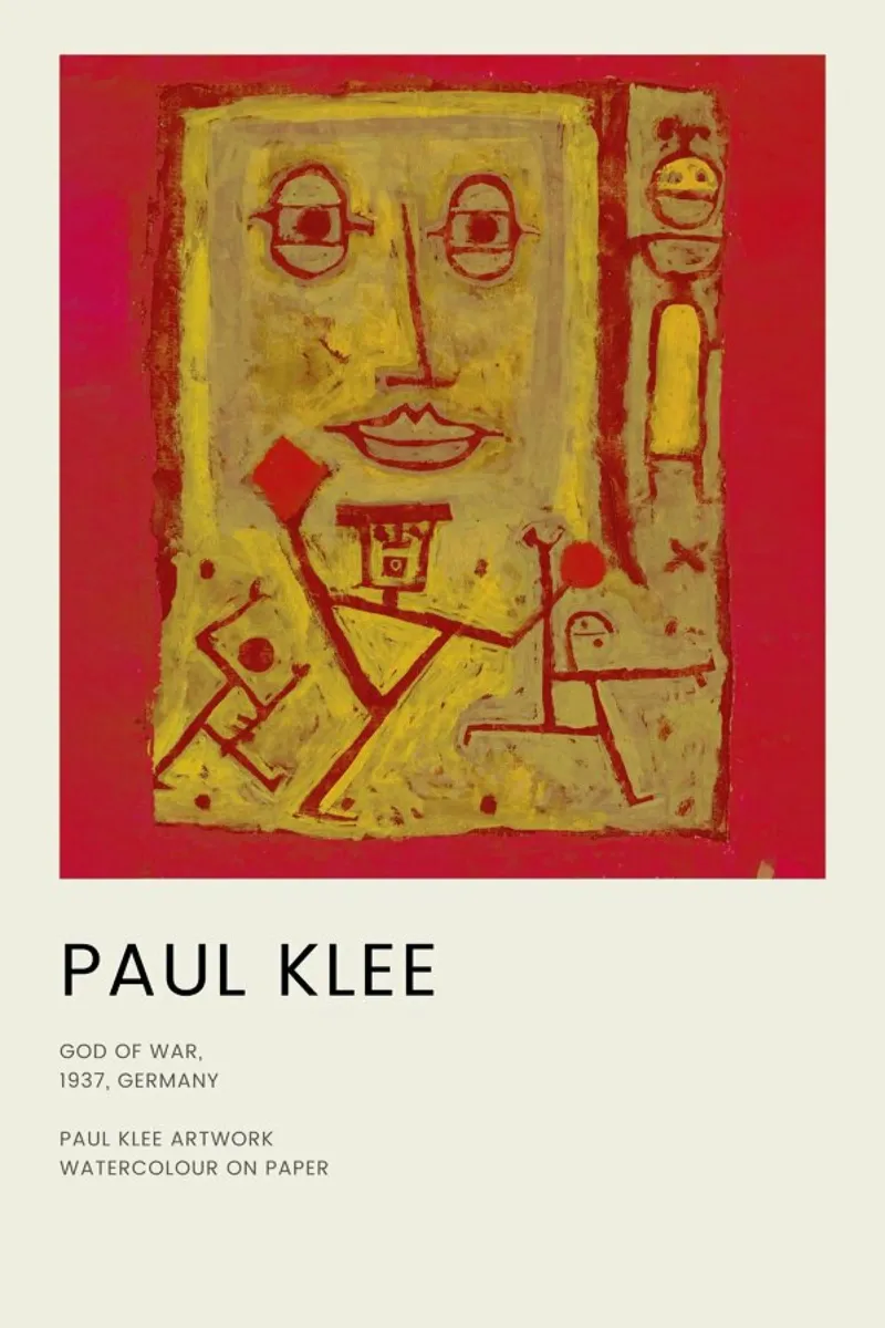 Klee - God of War pellicola backlit da Vintage by JUNIQE