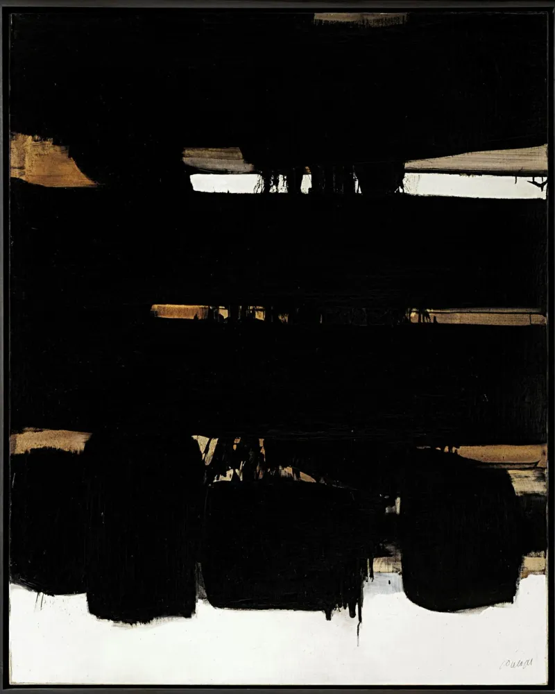 Bottiglie Pierre Soulages Nicolas de Stael pellicola backlit da Spencershop