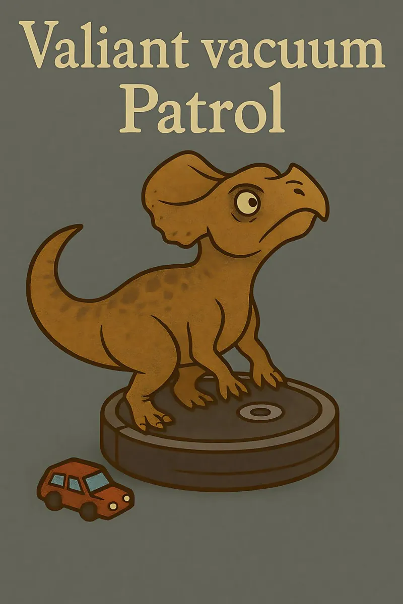 Divertido Protoceratops Meme poster con marco de madera de Funny Humor Art