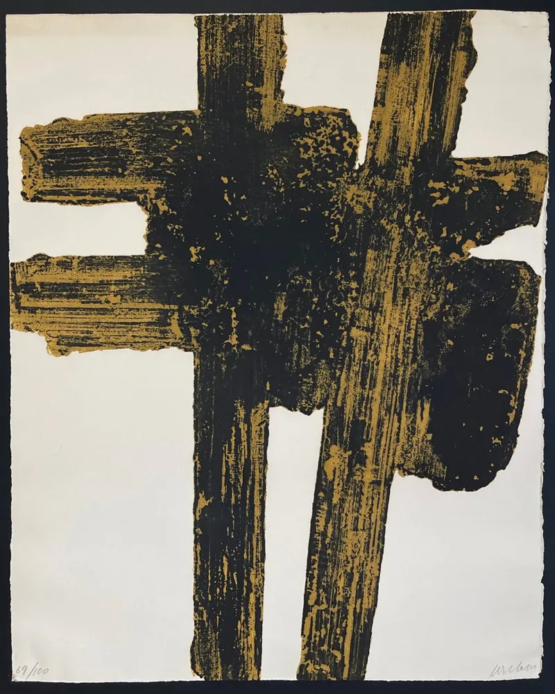 Pierre Soulages Eau Forte XVIII pellicola backlit da Spencershop
