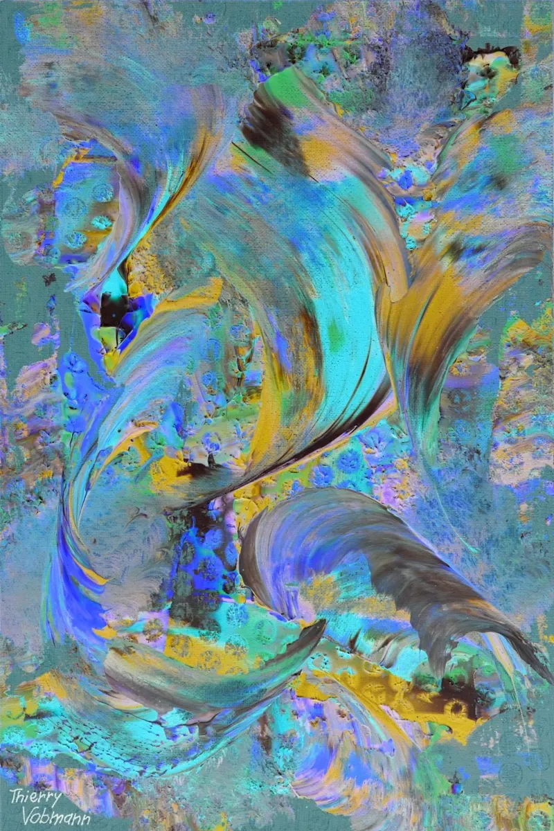 IDEAL GIFT 12. Invers pellicola backlit da Thierry Vobmann Abstract painting