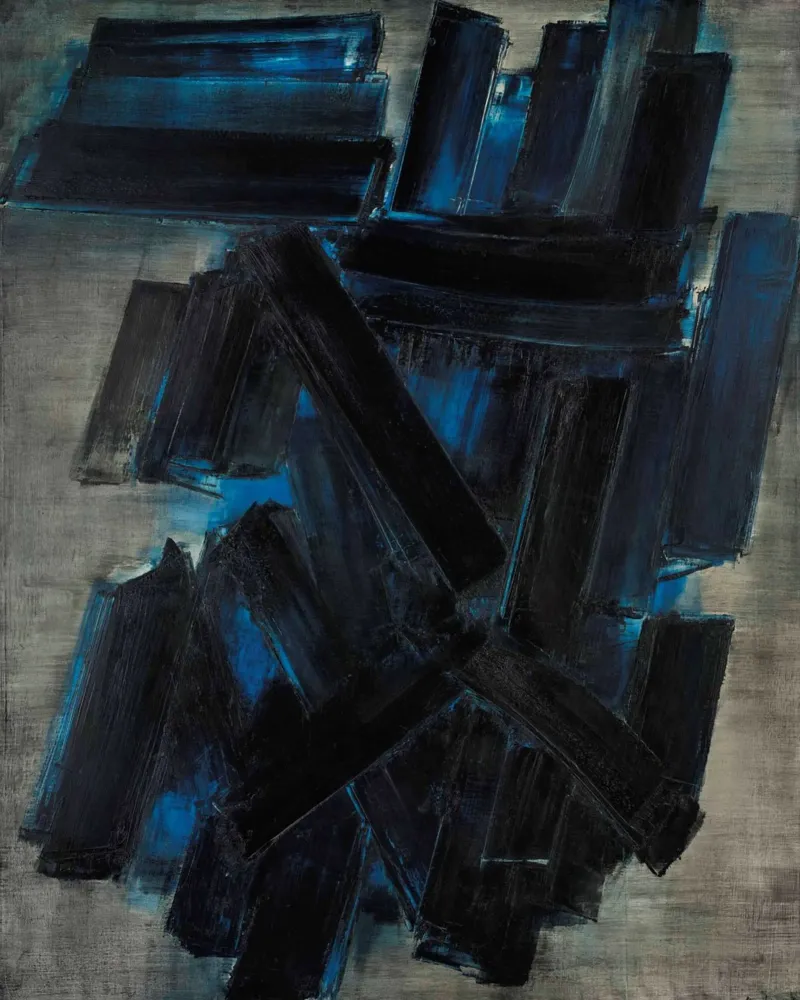 Pierre Soulages (b. 1919) Gemälde No.1 Hahnemühle von Spencershop