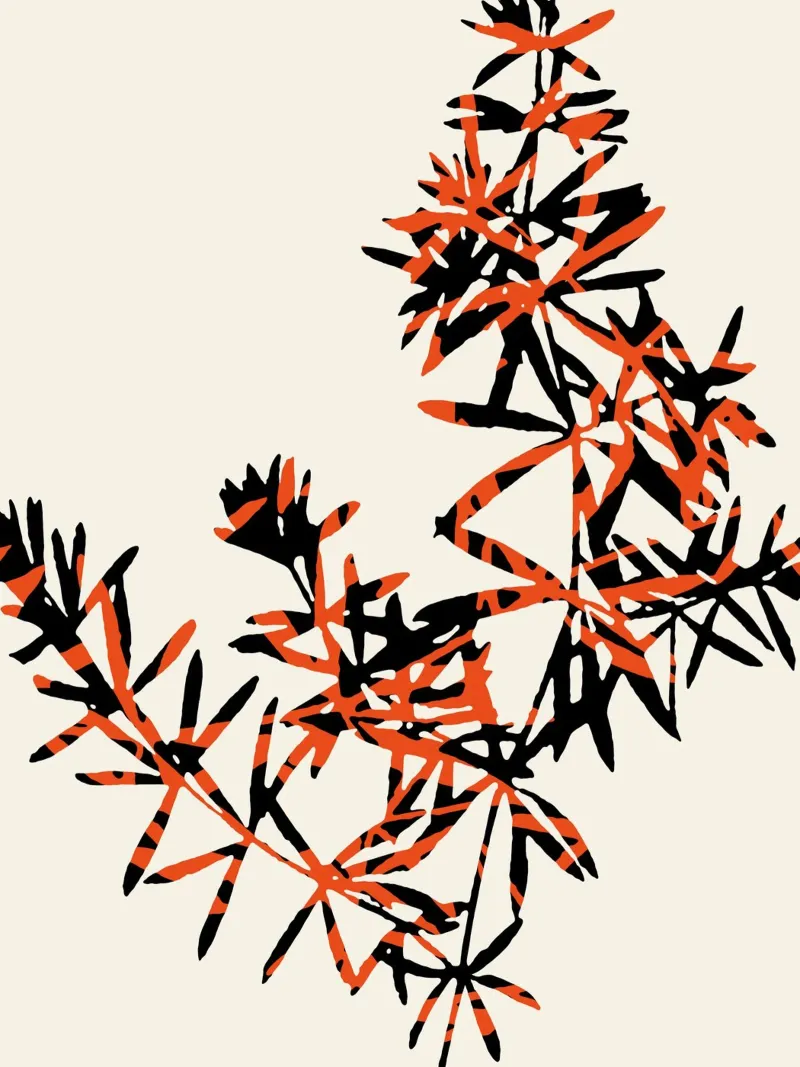 Abstract Botanical no. 7 poster da adrianooliveira