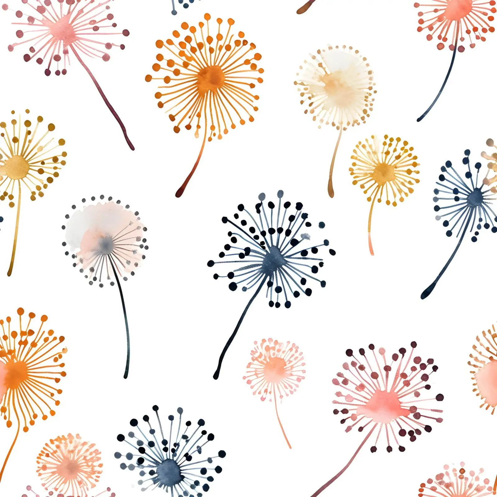 Soffice brezza di denti di leone pellicola backlit da Botanical Pattern House