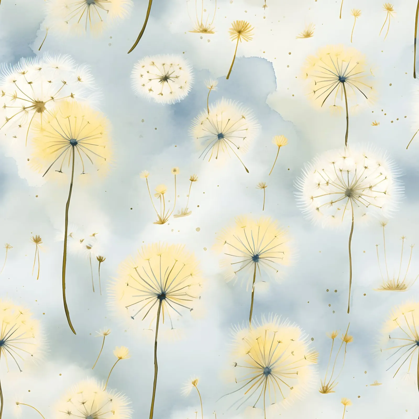 Das Flüstern des Löwenzahns Poster von Botanical Pattern House