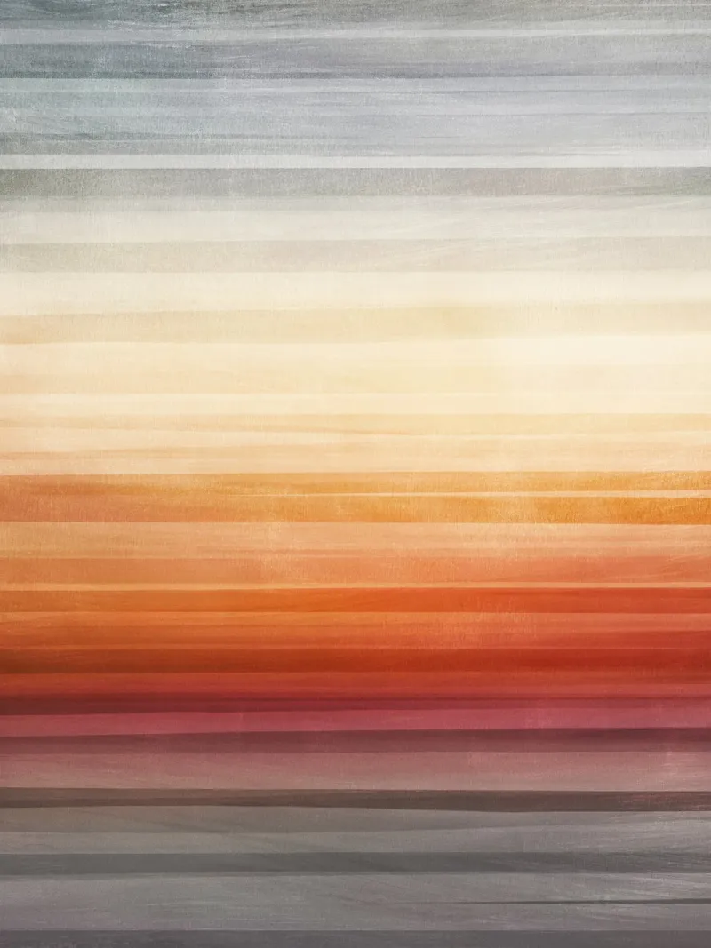 Color Stripes no. 8 poster con telaio in alluminio da adrianooliveira