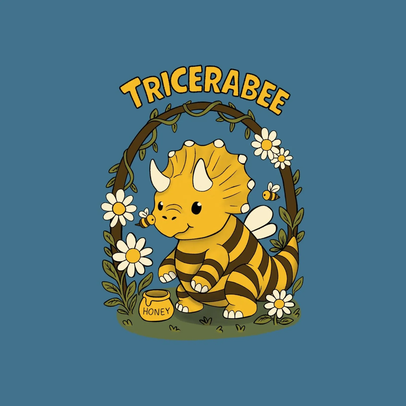TriceraBee alu-dibond by Loobs
