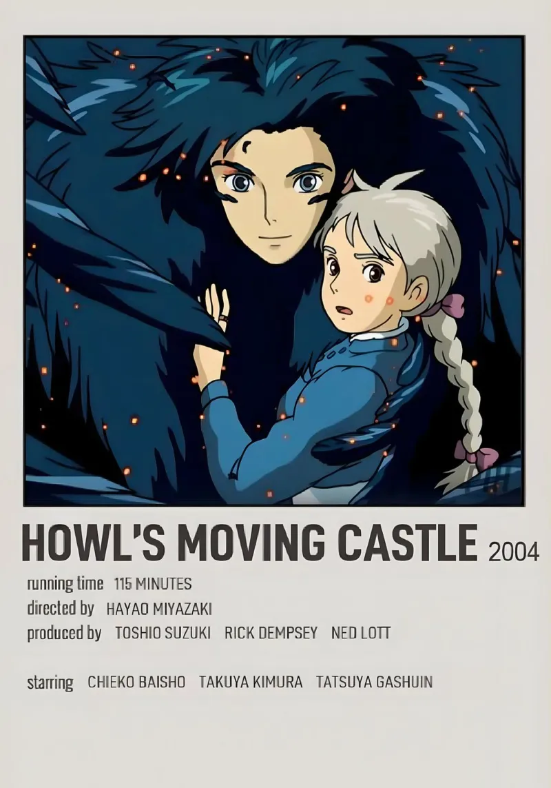HOWL'S MOVING CASTLE 2004 pellicola backlit da Totoya