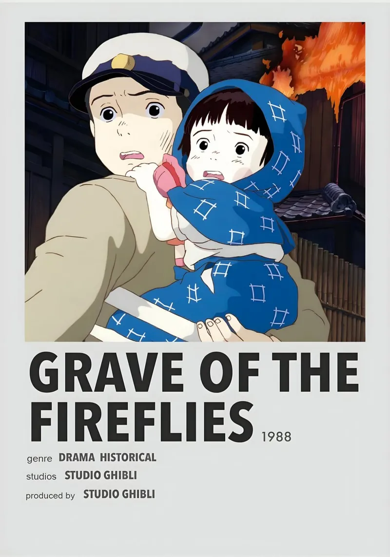 GRAVE OF THE FIREFLIES 1908 pellicola backlit da Totoya