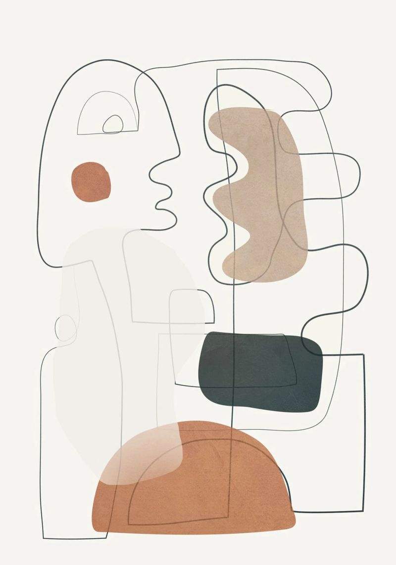 Movement Abstraction 3 poster de Nadjaa