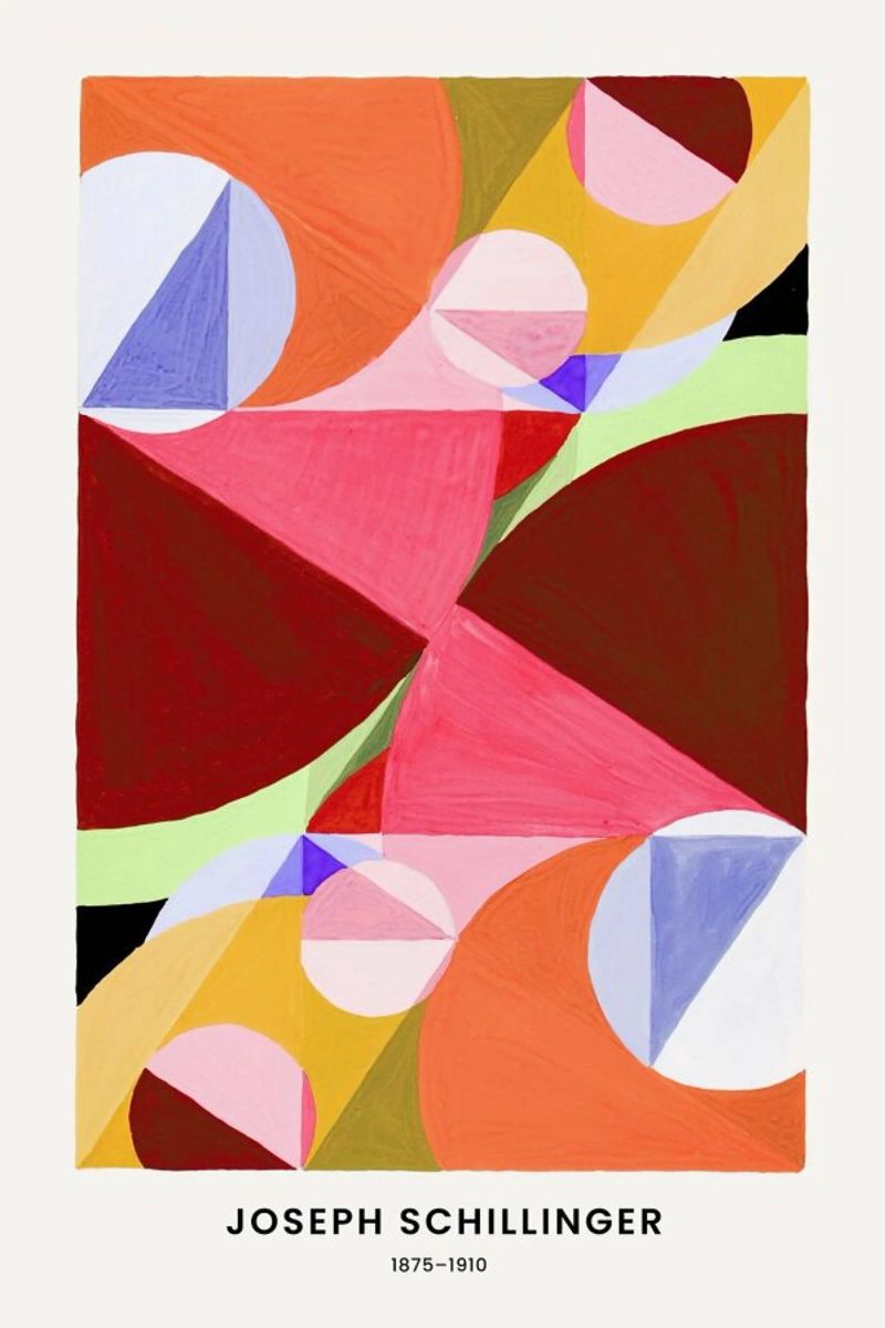 Schillinger - Area Broken by Perpendiculars Poster von Vintage by JUNIQE