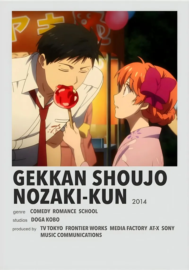 GEKKAN SHOUJO NOZAKI-KUN  2014 carta hahnemühle da Totoya