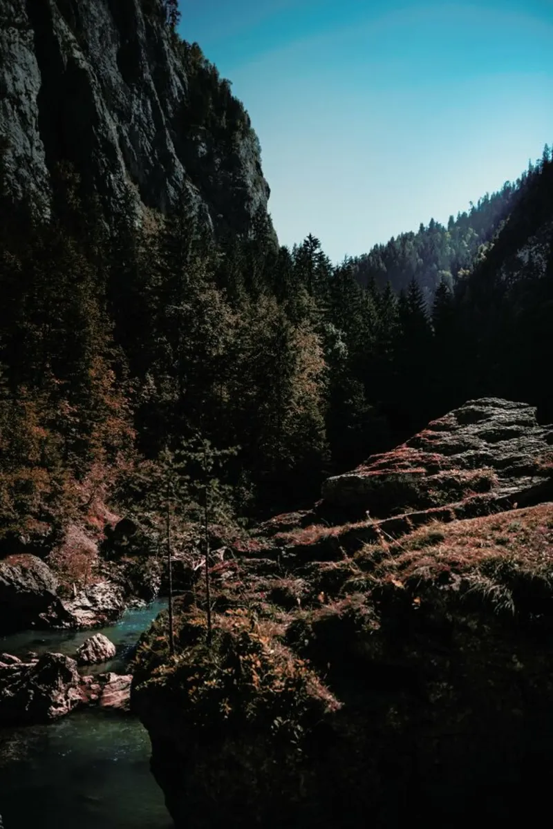 Mountain River hahnemühle by Sebastian Hilgetag